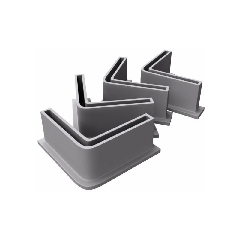 

Pie Plastico Gris 35