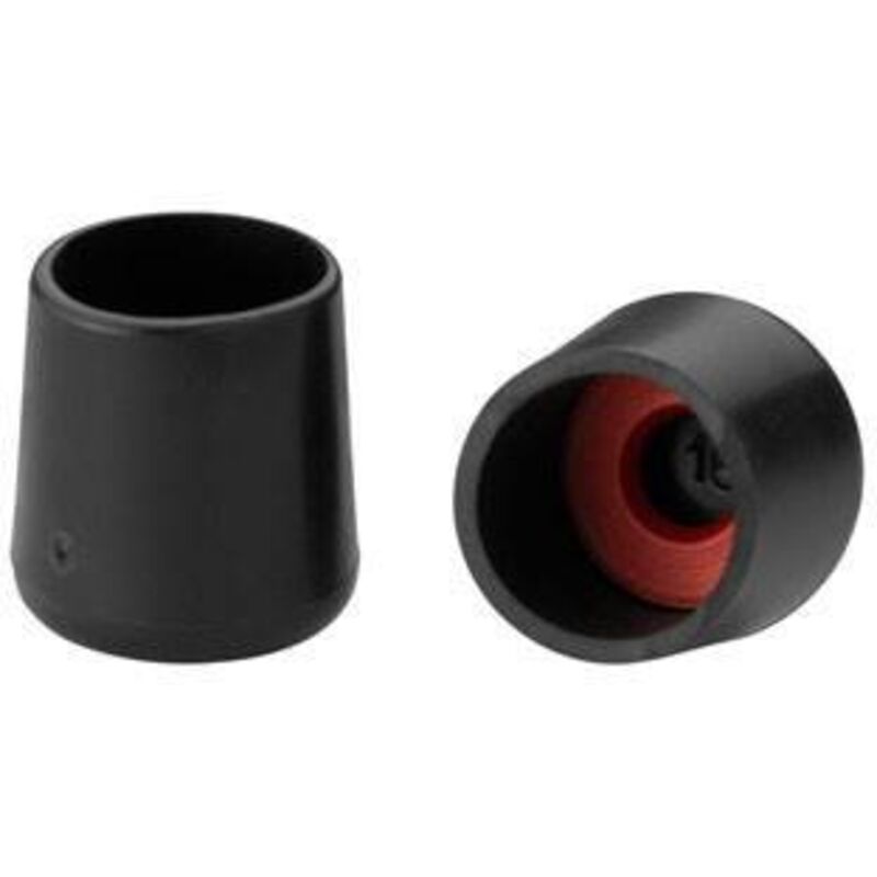 Contera exterior con arandela - Ø 18 mm - 8 Uds.