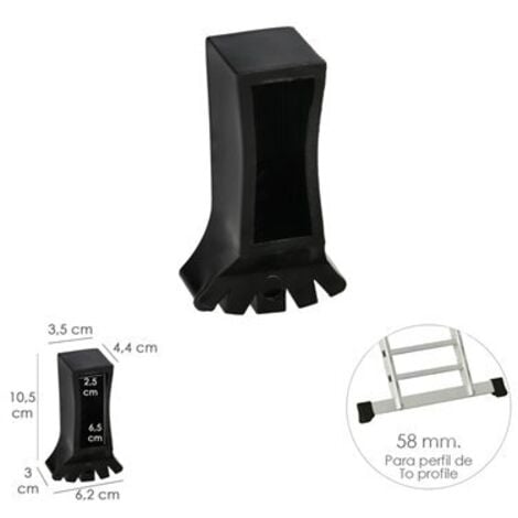 ORYX Contera Larguero Escalera 2 y 3 tramos / Escalera Multiposicional con Perfil 58 mm. Versión 2019