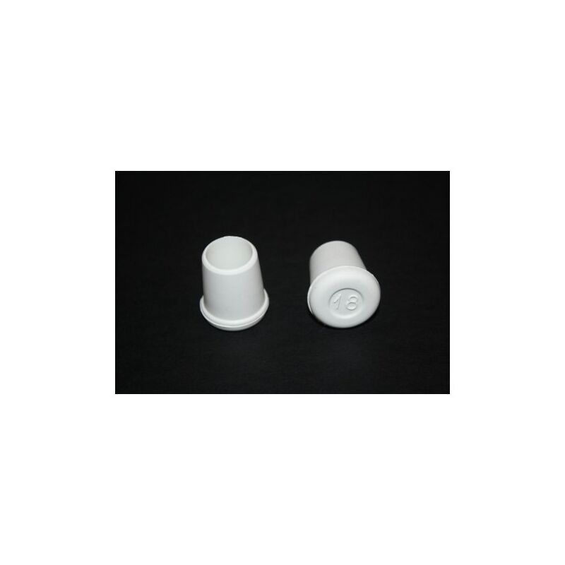 

Plasticsramon - Contera Plastico Redonda Blanca 18 Mm.11518
