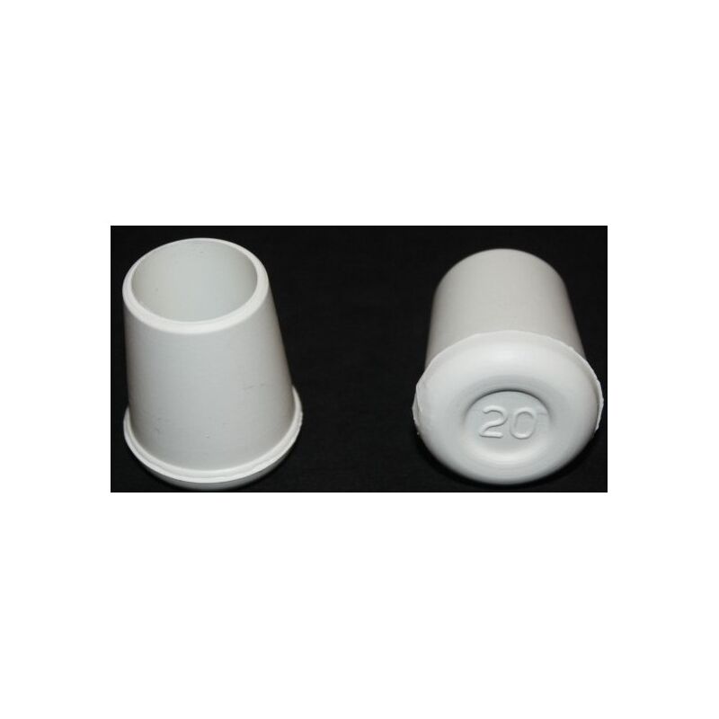

Plasticsramon - Contera Plastico Redonda Blanca 20 Mm.11520