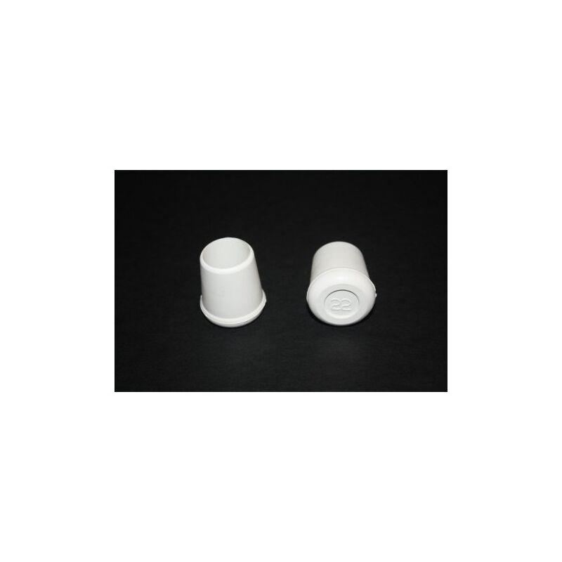 

Plasticsramon - Contera Plastico Redonda Blanca 22 Mm.11522