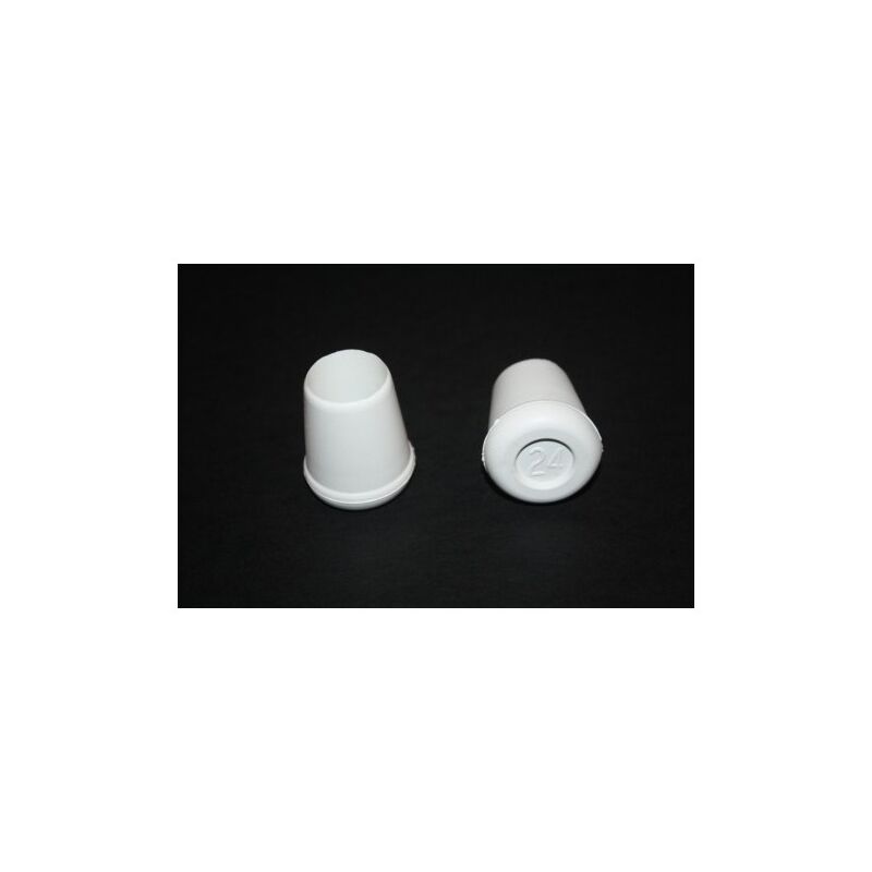 

Plasticsramon - Contera Plastico Redonda Blanca 24 Mm.11524