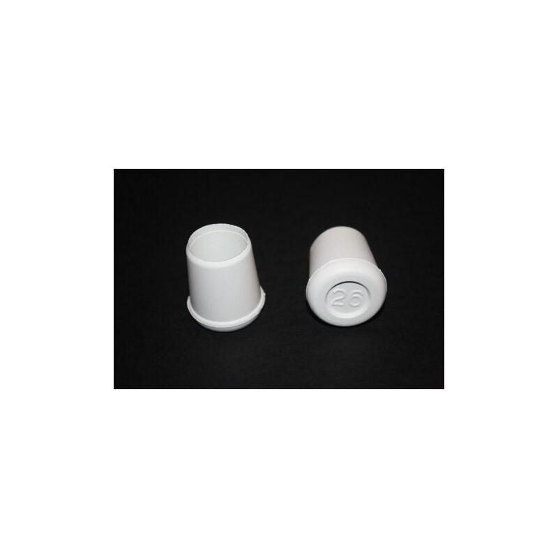 

Plasticsramon - Contera Plastico Redonda Blanca 26 Mm.11526