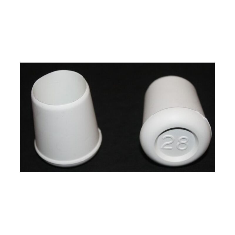 

Plasticsramon - Contera Plastico Redonda Blanca 28 Mm.11528