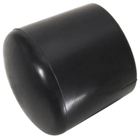 contera plastico redonda exterior negra 22 mm. bolsa 200 unidades