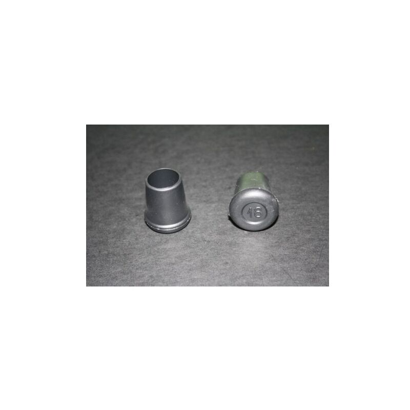 

Contera Plastico Redonda Negra 18 Mm.10418