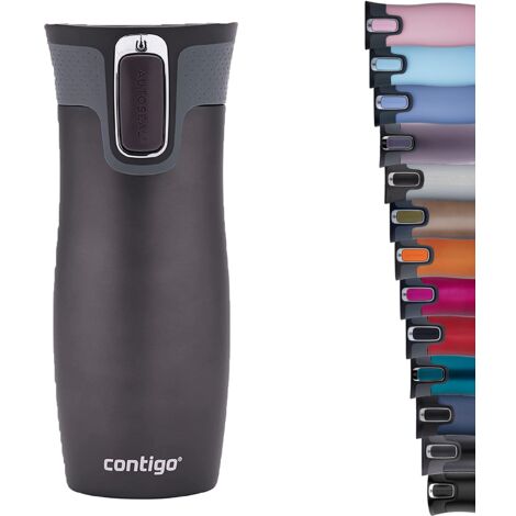 Contigo West Loop 2.0 Tazza Grigia Metallo 470 ml