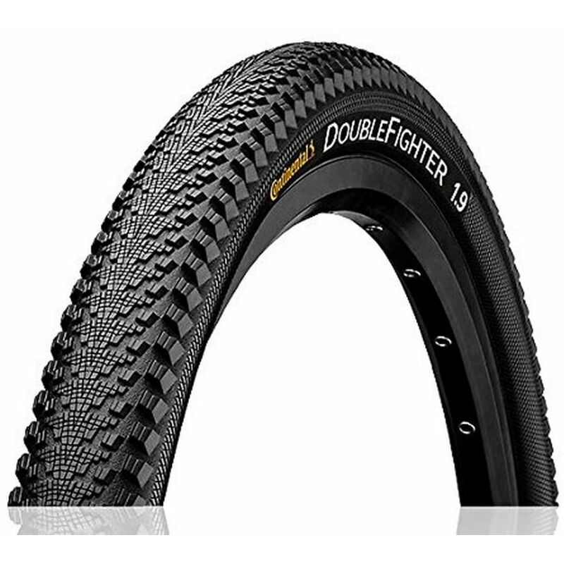 Continental - doublefighter iii tyre - wire bead: black/black 27.5 x 2.00 tycdfiii