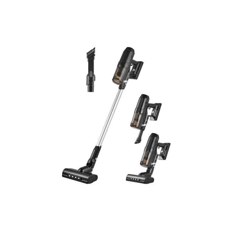 Continental Edison - Aspirateur balai sans fil cevc120b - 2 en 1 - 120 w - Noir et gris