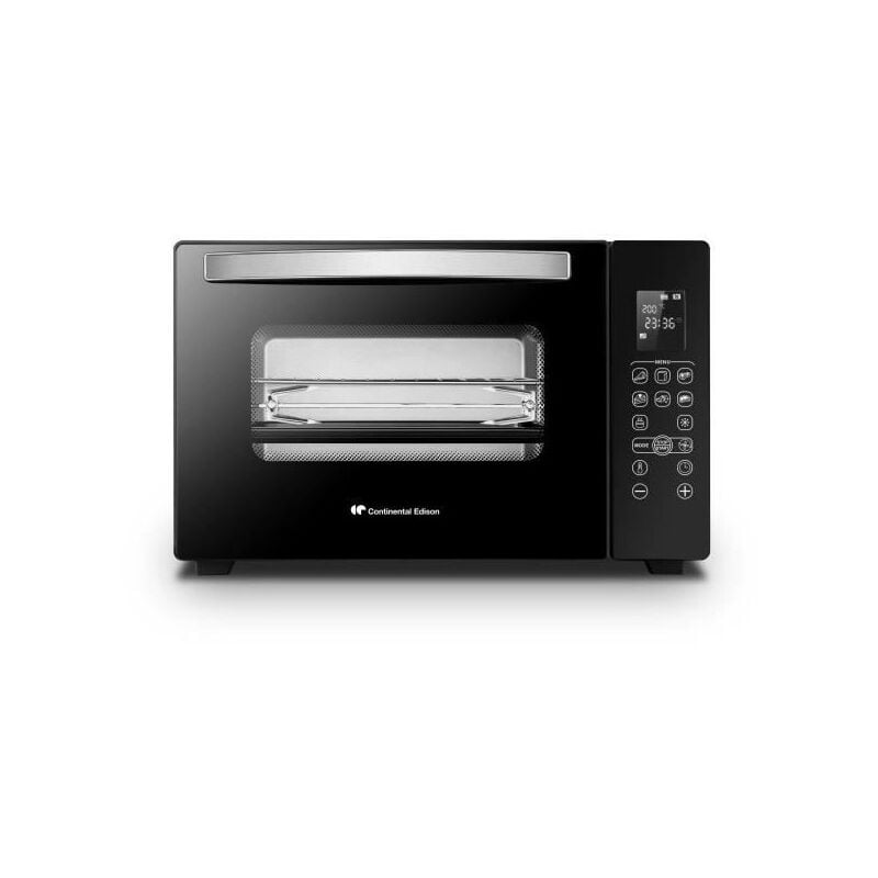 Continental Edison - CEMF38DIG - Minifour electrique 38L noir - 1600W - Rotissoire, Convection naturelle