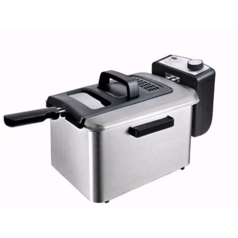 Continental Edison – Friteuse électrique 4 litres 2000W – Thermostat réglable 130-190°C – Cuisson rapide et précise – Pour professionnels et semi-professionnels