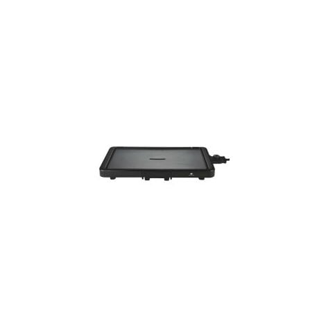 CONTINENTAL EDISON Plancha Electrique PL51 - Grande Surface de Cuisson - 2200W - Noir