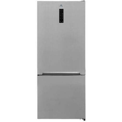 Continental Edison – Réfrigérateur congélateur bas 427L – Classe D – 70 x 71,2 x 173 cm – Design silver moderne – Idéal pour grandes familles - CEFC428NFIXD