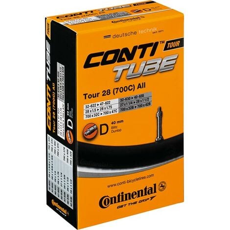 Continental Fahrradschlauch Tour 28 Zoll (700C) All Blitzventil Fahrradreifen & Schläuche