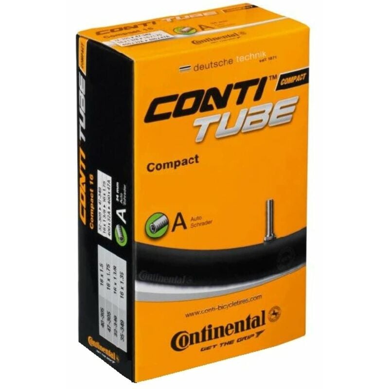 Mtb tube - schrader 40MM valve: black 26X1.75-2.5' TUCMTBS40 - Continental