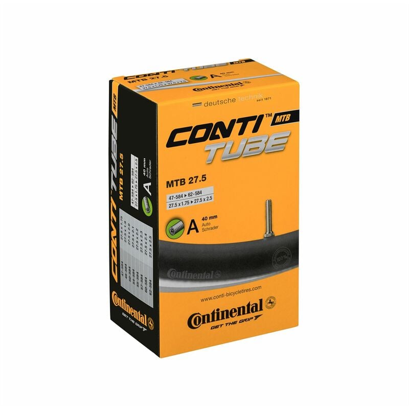 Continental - mtb tube - schrader 40MM valve: black 29X1.75-2.5' TUCMTBS40