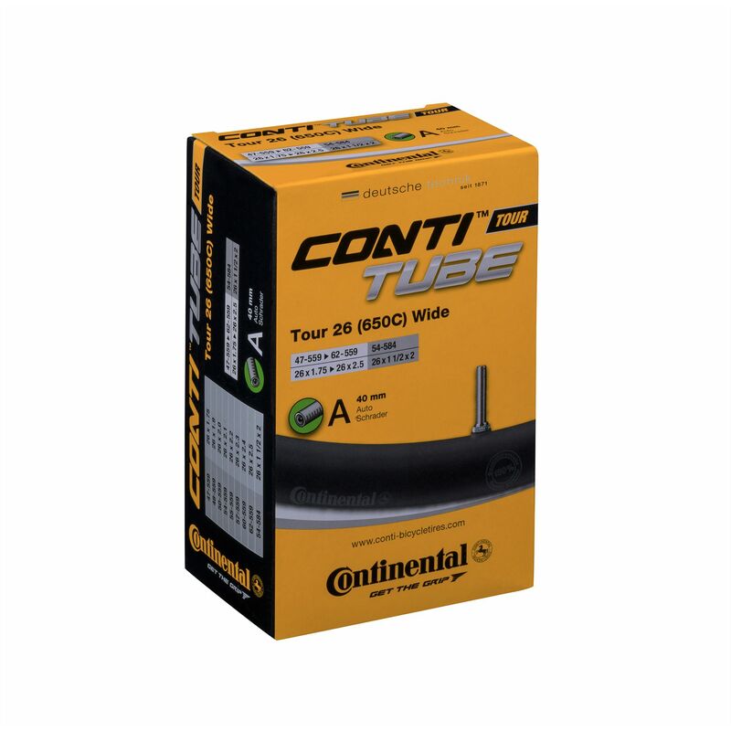 Continental - tour tube - schrader 40MM valve: black 700X32-47C TUCTOURS40