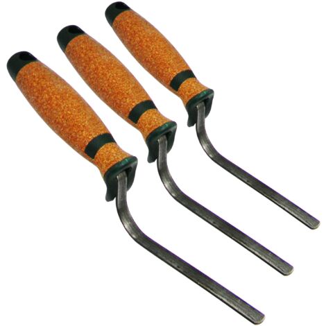 CONTOO Hamburger Fugenkelle 6,10,12mm Fugeisen zum Verfugen Ziegel KORKGIRIFF CT04
