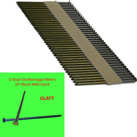 CONTOO HB43 Streifennagel 3,1x90 4400 Stk D-Kopf GLATT