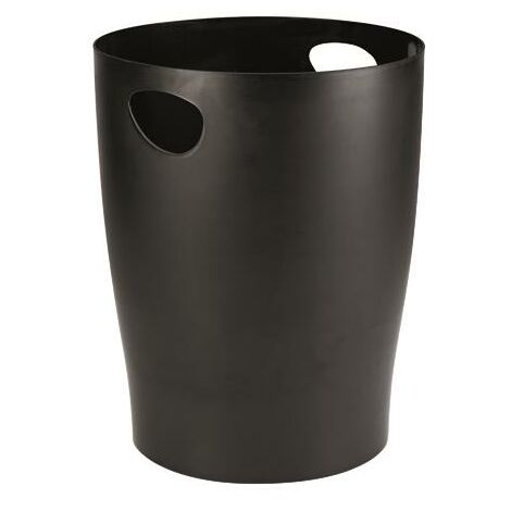 Contour Waste Paper Bin Black - CE06113