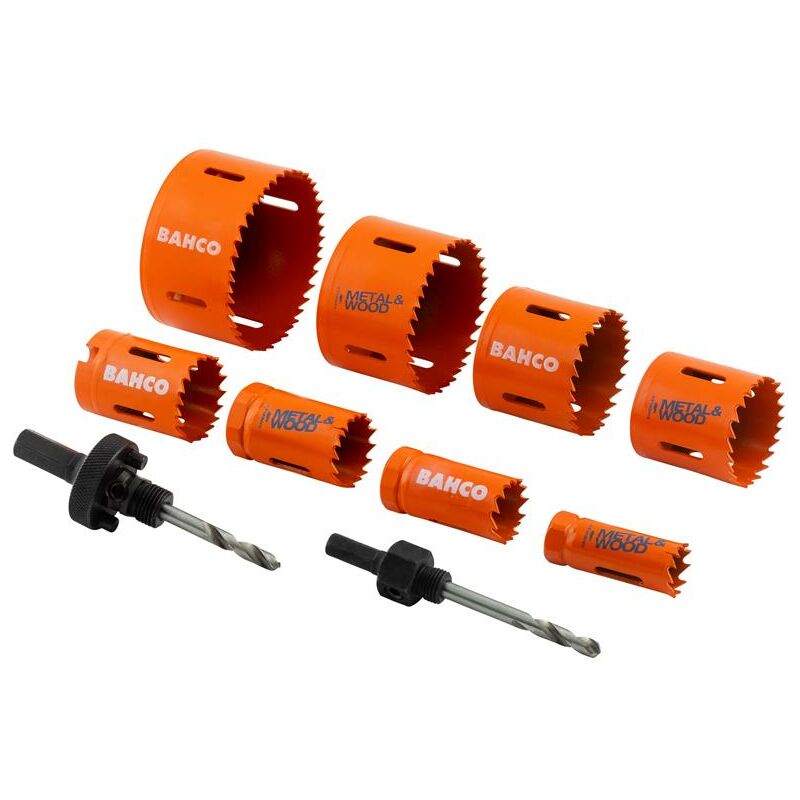 Electrician's Bi-Metal Holesaw Set, 10 Piece BAH383482EL - Bahco