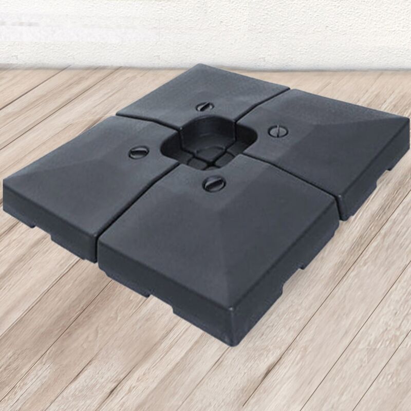 

Concept-usine - Contrapesos para Parasol de HPDE x4 - Negro