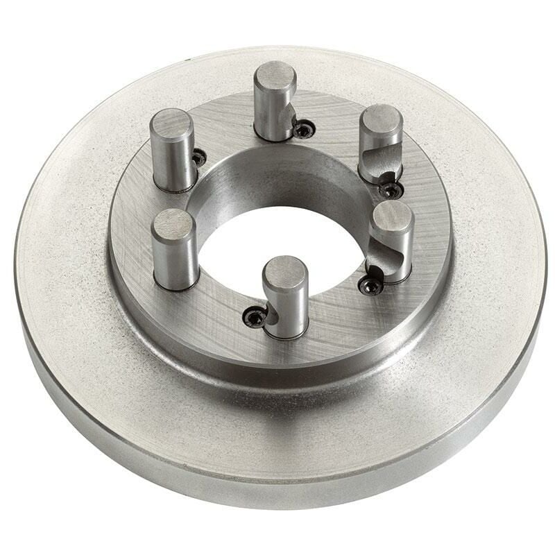 Brida con pasadores para husillo de torno 200 mm 4 Fervi FD04/200