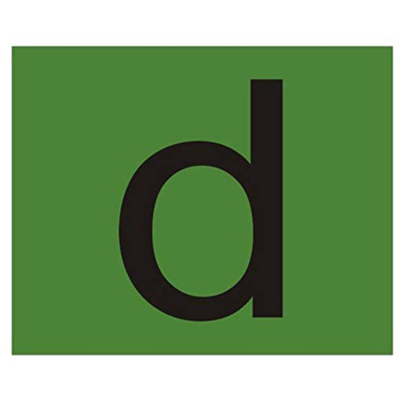 Contrassegno Adesivi “D” Merce Deperibile, Set di 3 pezzi