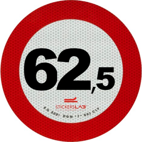 Segnale Stradale Cartello Di Divieto Limite Massimo Velocita 20 60cm In Lamiera 65660329