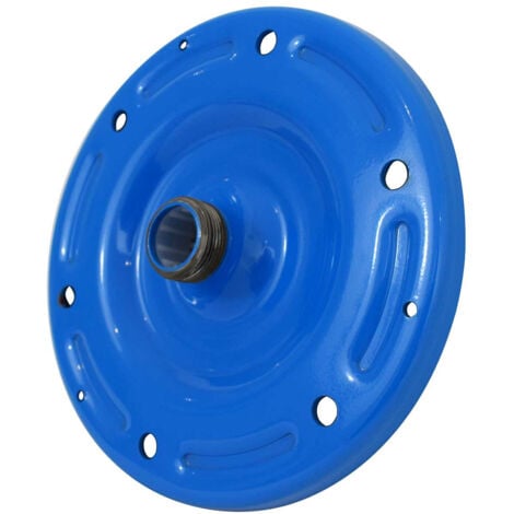 Contre bride acier galvanisé pour réservoir à vessie de 200 à 500L - diamètre 260mm - 1''1/4 M