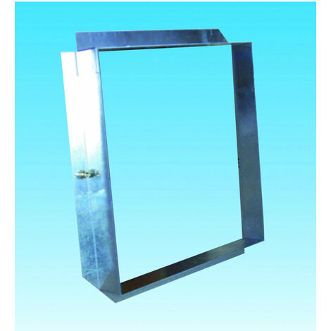 Contre cadre acier a sceller pour grille gre CCG 400x400mm UNELVENT 872682