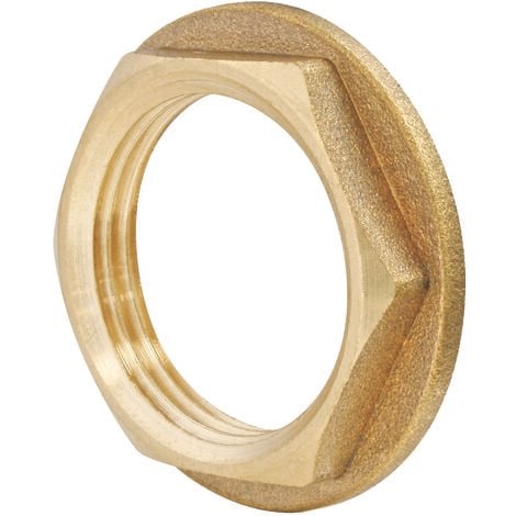 BLANC HABITAT Contre écrou à plateau laiton Femelle 26/34