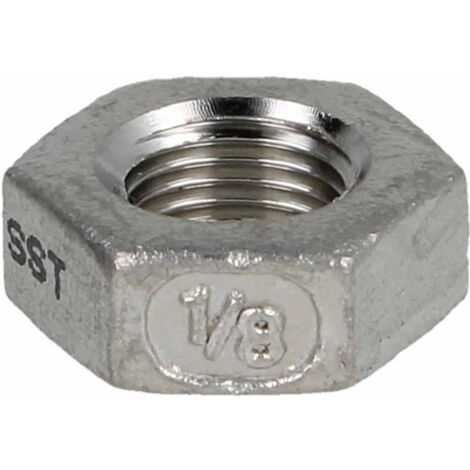 Contre-écrou inox hexagonal F2 1/2