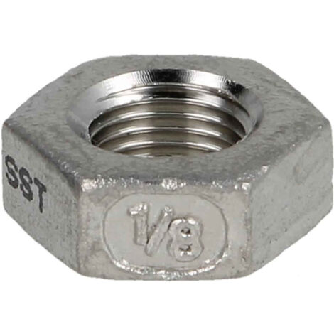 Contre-écrou inox hexagonal F2