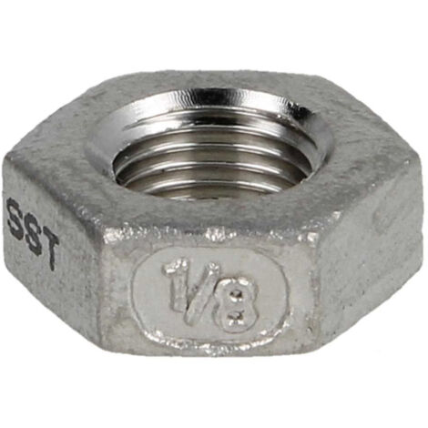 Contre-écrou inox hexagonal F3
