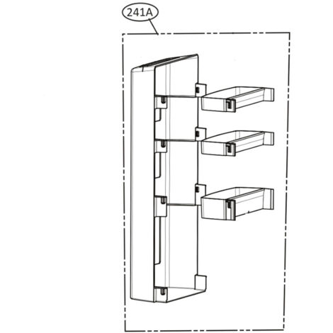 Contre porte HOMEBAR avec balconnets