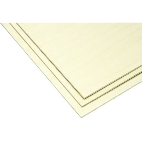 Contreplaqué en bouleau Pichler Modellbau C8624 (L x l x H) 600 x 300 x 5.0 mm 2 pc(s) X957111
