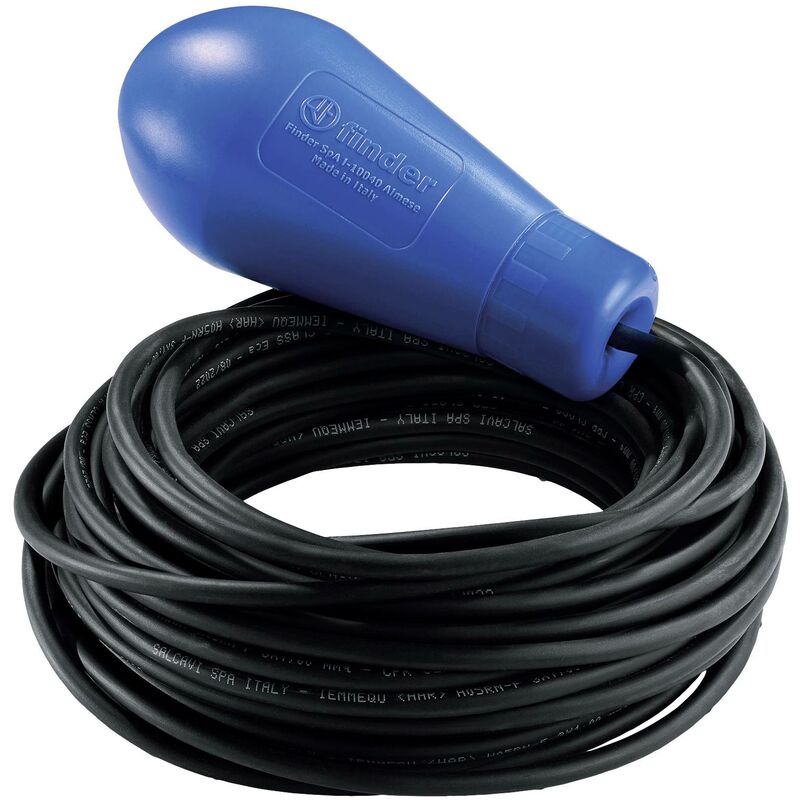 72.B1.1.000.0501 72.B1.1.000.0501 Interrupteur à flotteur pour remplissage, pour vidange 5 m V519883 - Finder