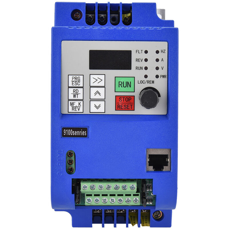 Eosnow - Contrleur de vitesse de fréquence vfd d'entranement de moteur monophasé à triphasé AC220V 2,2 kw