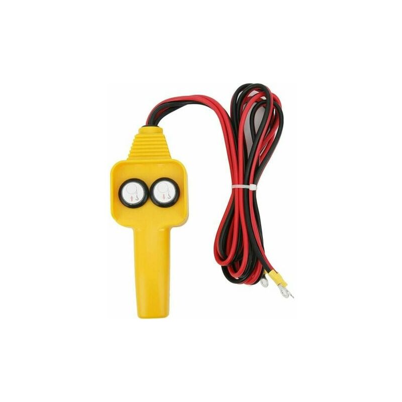 Contrôleur Filaire de treuil Ensemble de Commande Manuelle Style de Bouton-Poussoir 12V pour cabestan 1500lbs-5000lbs