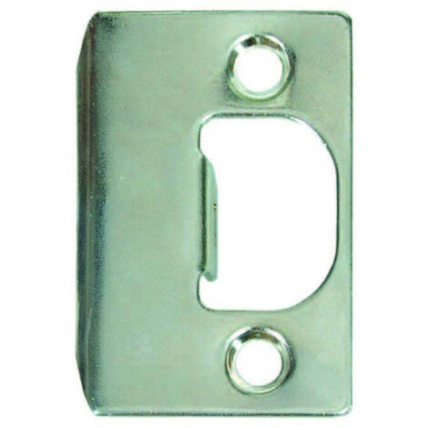 Controbordo standard in ottone nichelato per scrocco tubolare - mm.40x57 (p875 us15) - 6 pz