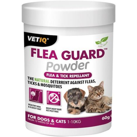 Control de insectos Planet Line Flea Guard Powder Gatos Perro (60 g)