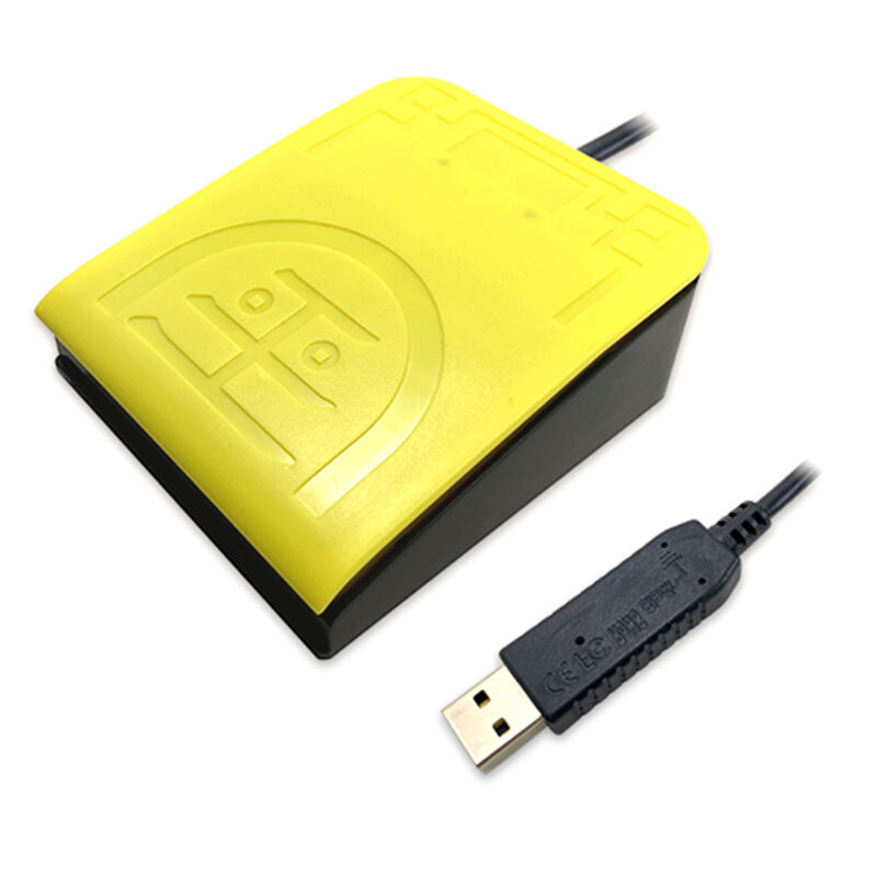 

Control de interruptor de pie de senal USB Una tecla personalizada para teclas de acceso directo Teclado de raton Gamepad Cadena de caracteres