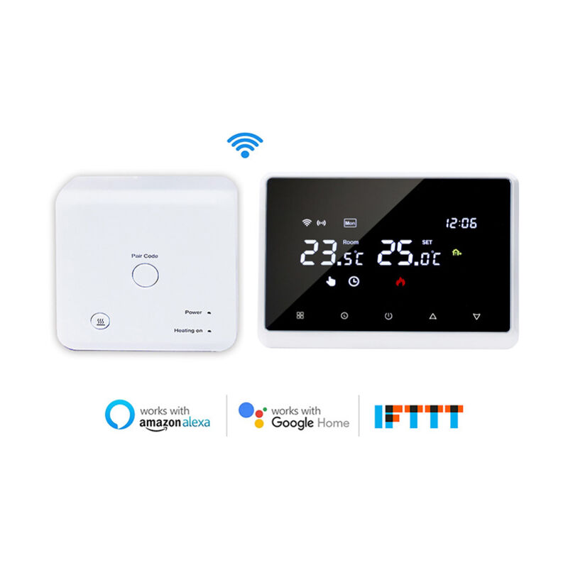 Control de temperature de Thermostat intelligent sans fil Tuya rf WiFi pour le chauffage de l'eau de la chaudiere a gaz