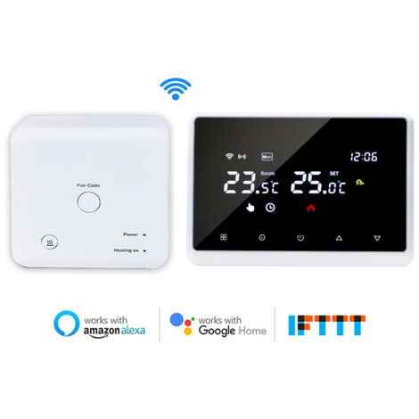 Control de temperature de Thermostat intelligent sans fil Tuya RF WiFi pour le chauffage de l'eau de la chaudiere a gaz