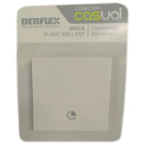 Control de temporizador incorporado Brillo blanco casual