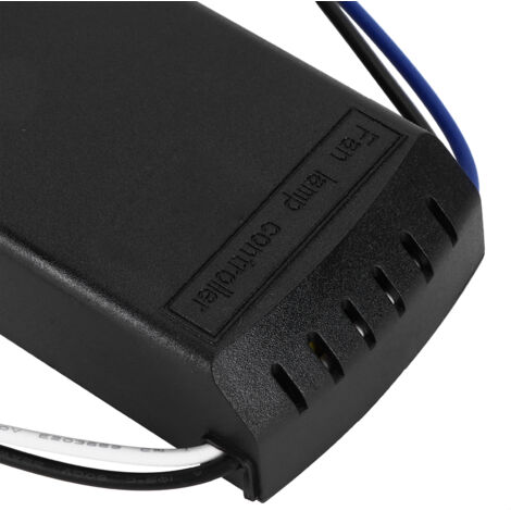 Control de ventilador de techo WiFi con receptor, 3 niveles de velocidad y control de luz ABS.