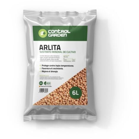 CONTROL GARDEN Arlita Sustrato Bolas de Arcilla Expandida 6L