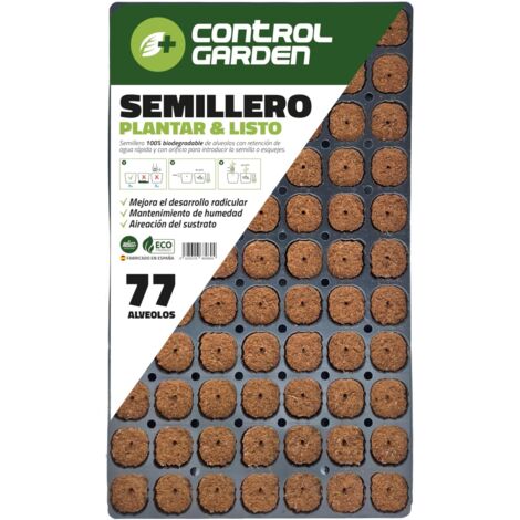 CONTROL GARDEN Semilleros Secos Bandeja 77 Alv